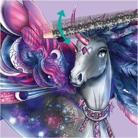 Nebulous Stars Ζωγραφική Creative Sketchbook Fantasy Horses Space για Παιδιά 7+ Ετών