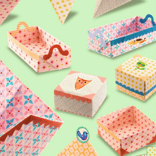 Djeco Origami Make My Own Colorful Boxes