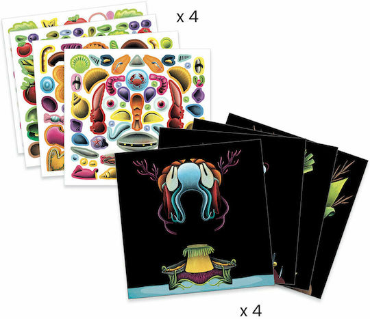 Djeco Collage Arcimboldo Portraits with Spring Vegetables for Children 5+ years Years