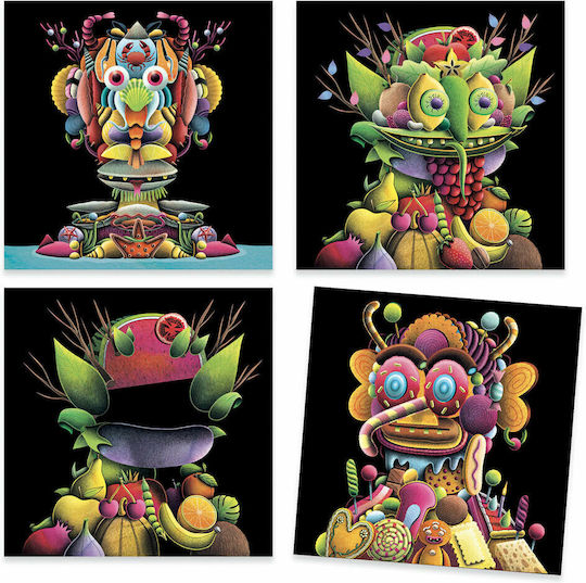 Djeco Collage Arcimboldo Portraits with Spring Vegetables for Children 5+ years Years