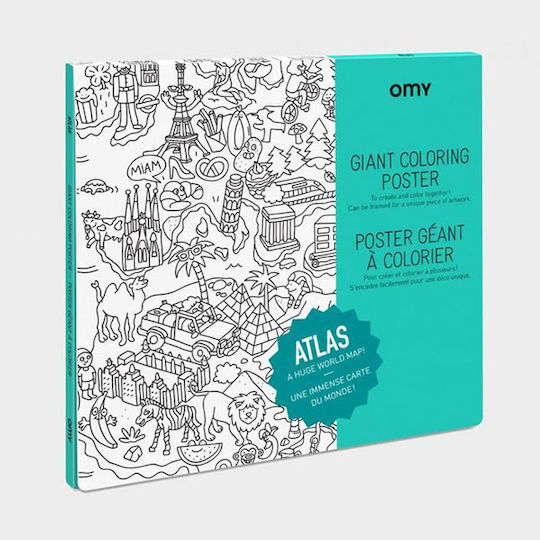 Omy Malerei Giant Poster Atlas Atlas