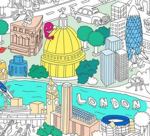 Omy Ζωγραφική Giant Poster London