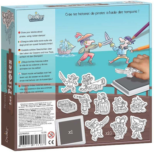 Crealign Painting Make My Own Story - Little Pirates for Children 4+ years old Years