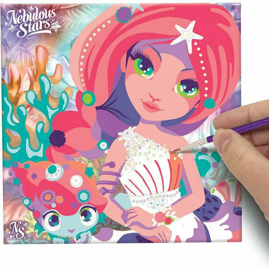 Nebulous Stars Painting Paint By Number Canvas-Coralia for Children 7+ years Years