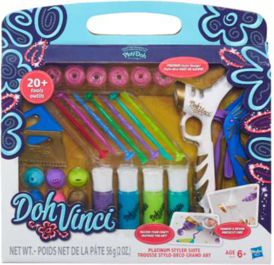 Hasbro Боядисване Play Doh Dohvinci Platinum Styler Suite за Деца 6+ години+ Години