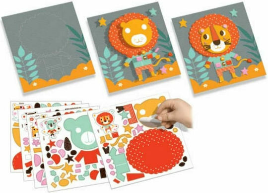 Crealign Children's Craft Velvet Creations - Jungle Animals for Children 3+ years Years