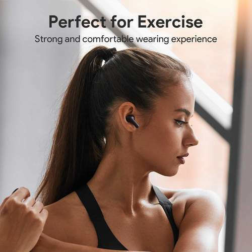 Aukey EP-M1 In-ear Bluetooth Handsfree Earphones with Sweat Resistance and Charging Case Black