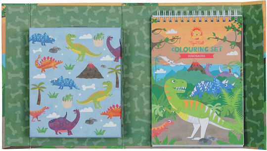 Tiger Tribe Malblock Malerei Und Collage Dinosaurier Für Kinder Ab 3 Jahren