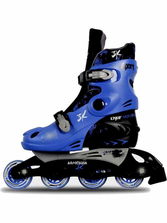 Athlopaidia Inline Ролери Ролки Син За деца