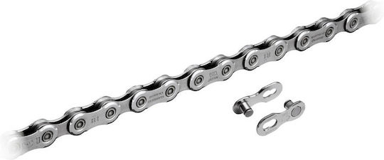 Shimano Deore CN-M6100 Αλυσίδα Ποδηλάτου 12 Ταχυτήτων 116L Ασημί
