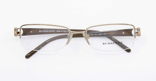 Burberry Metal Eyeglass Frame Gold B1090 1011