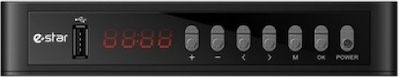 eStar T2 618 UHD Ψηφιακός Δέκτης Mpeg-4 4K UHD με Λειτουργία PVR (Εγγραφή σε USB) Σύνδεσεις SCART / HDMI / USB