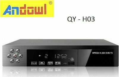 Andowl QY-H03 QY-H03 Receptor Digital Mpeg-4 Full HD (1080p) cu Funcția Înregistrare PVR pe USB Conexiune USB