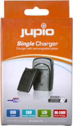 Jupio Single Battery Charger Single Charger JSC0010+JCP0005 Compatible with Sony NP-BG1