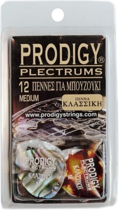 Prodigy Picks Bouzouki Classic Medium Thickness 0.71mm Set 12pcs
