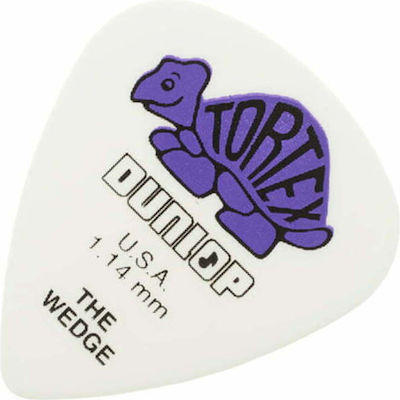 Dunlop Pana Chitarei Tortex Wedge Pick Grosime 1.14mm Ambalaj 1buc