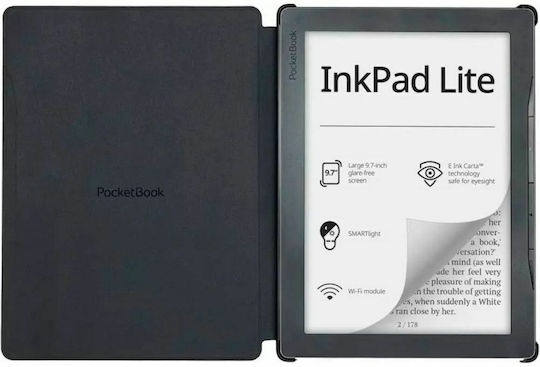 Pocketbook Flip Cover Μαύρη (Inkpad Lite)