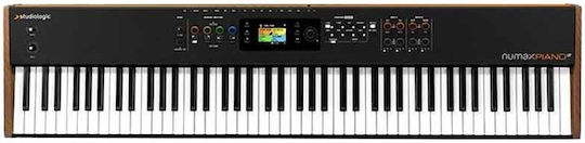 StudioLogic Electric Stage Piano Numa X GT with 88 Weighted Keys and Connection with Headphones and Computer Brown