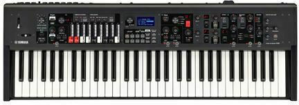 Yamaha Електрически Етап Пиано YC61 с 61 Полупретеглени Клавиши и Свързване със Слушалки и Компютър Черно