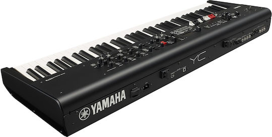 Yamaha Electric Stage Piano YC73 with 73 Weighted Keys Built-in Speakers and Connection with Headphones and Computer Black