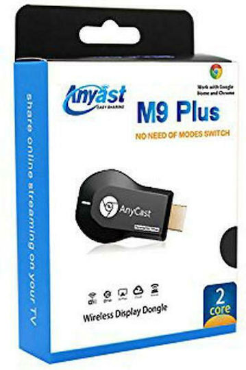 Gigastone Smart TV Stick AnyCast M9 Plus Full HD with Wi-Fi / HDMI