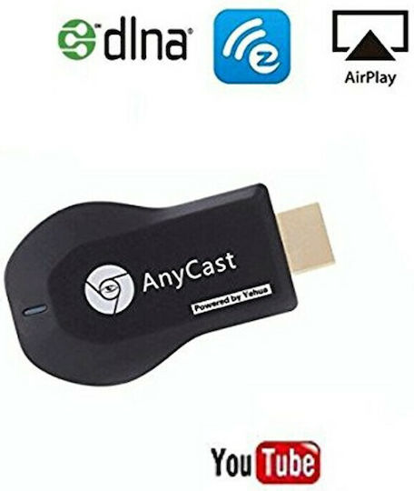 Gigastone Smart TV Stick AnyCast M9 Plus Full HD with Wi-Fi / HDMI