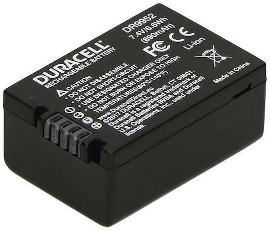 Duracell Kamera Batterie DR9952 Lithium-Ionen (Li-Ion) Kompatibel mit Panasonic