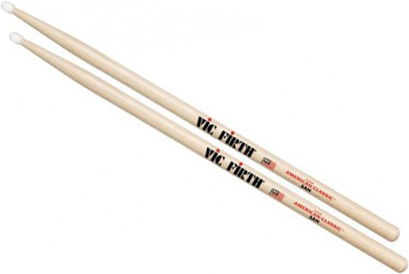 Vic Firth Hickory Μπαγκέτες Ντραμς American Classic 5A με Σχήμα Μύτης Drop