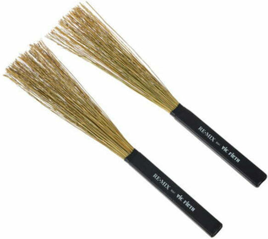 Vic Firth Bürsten Remix Brushes Broomcorn in Schwarz Farbe