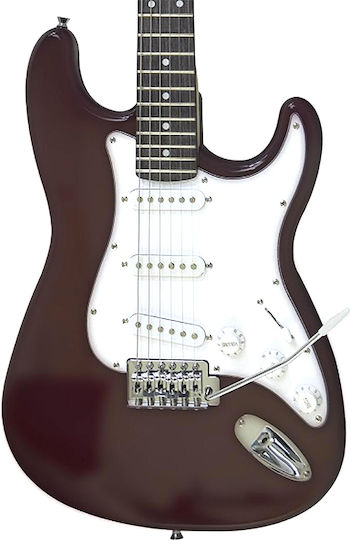Jacky Jackson JJ Last32 Strat Electric Guitar Stratocaster with SSS Pickup Configuration Red