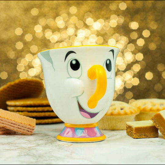 Paladone Disney - Beauty And The Beast Chip Κούπα Κεραμική Πολύχρωμη 200ml