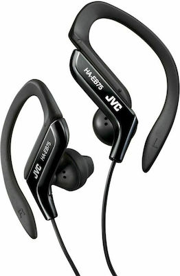 JVC Ακουστικά Ψείρες In Ear HA-EB75 Τύπου Ear Hook Μαύρα