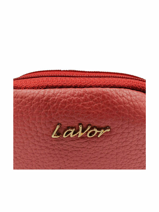 Small Leather Women's Wallet Classic with RFID Red