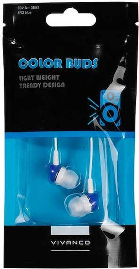 Vivanco Ακουστικά Ψείρες In Ear SR3 Μπλε