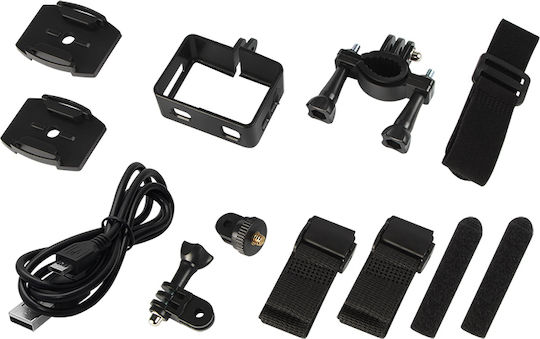 Blow 78-538 Action Camera 4K Ultra HD Υποβρύχια (με Θήκη) με Οθόνη 2" και Wi-Fi Ασημί