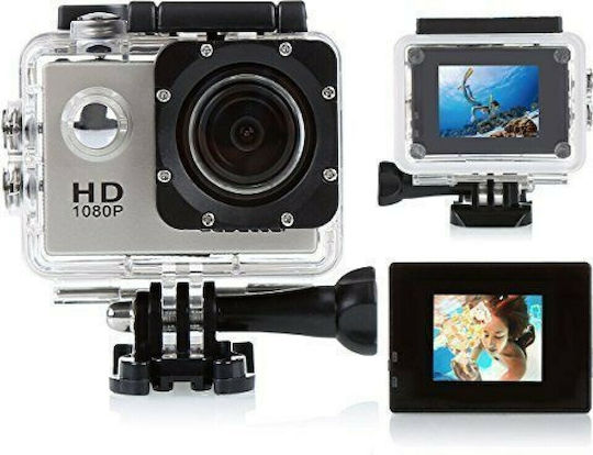 SDV4 Action Camera Full HD (1080p) Underwater (with Case) with Screen 1.5" Silver