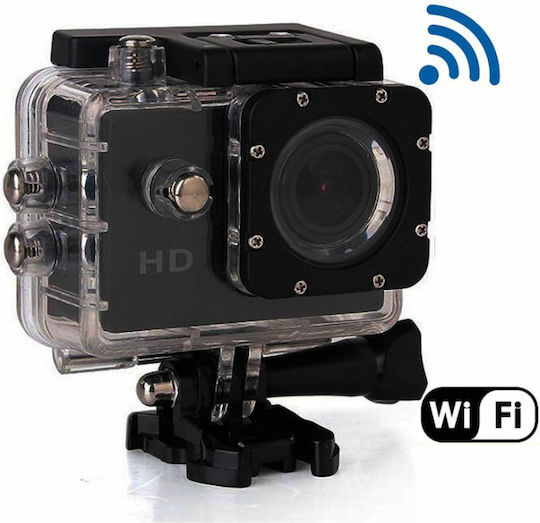 SDV4 Action Camera HD (720p) Υποβρύχια (με Θήκη) με Οθόνη 1.5" και Wi-Fi Μαύρη