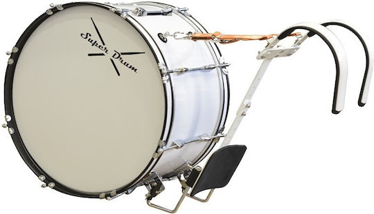 Super Drum Tobă De Paradă Super Drum 20"x12" 20" În Culoare Argintie