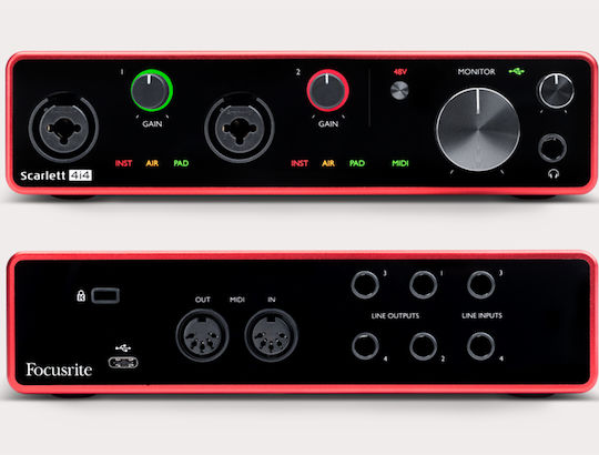 Focusrite Scarlett 4i4 3rd Gen | Skroutz Romania
