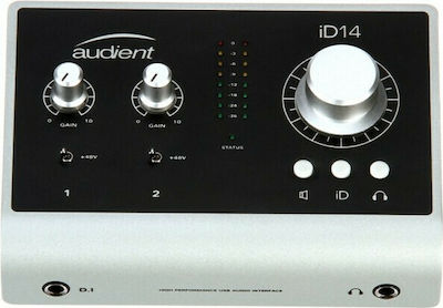 Audient iD14 Verbindung USB an PC