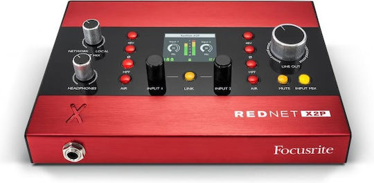 Focusrite Rednet X2P Εξωτερική Επαγγελματική Κάρτα Ήχου με Σύνδεση Ethernet
