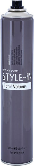 Inebrya Ice Cream Style-In Λακ για Δυνατό Κράτημα 500ml