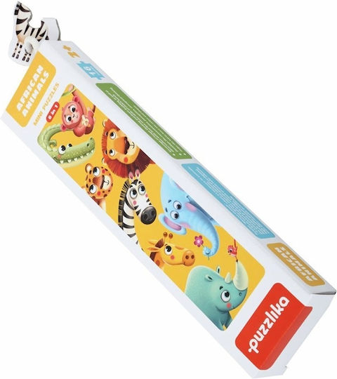 Puzzle pentru Copii Animale din Junglă pentru 2++ Ani 16buc Cubika