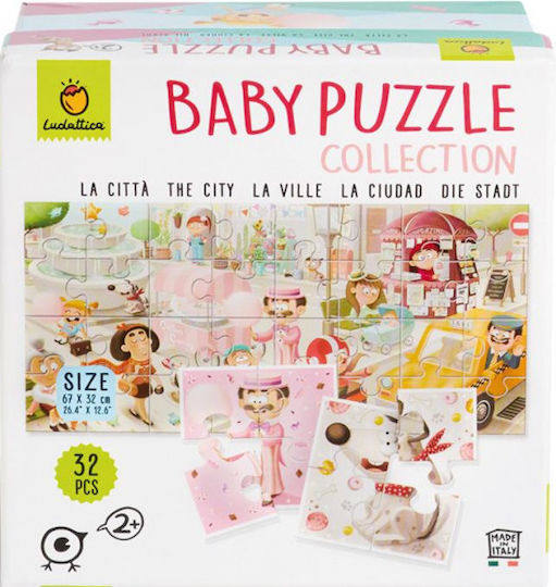 Kids Puzzle City for 2+ years+ Years 32pcs Ludattica