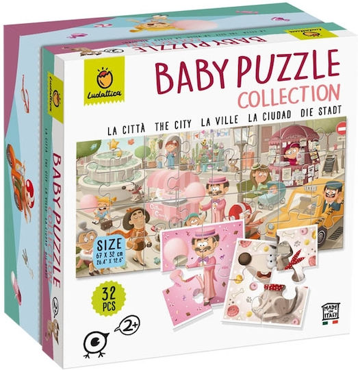 Kids Puzzle City for 2+ years+ Years 32pcs Ludattica
