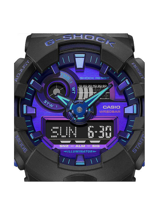 Casio G-Shock Часовник Батерия с Черно Каучукова Каишка