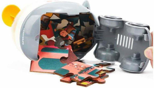 Ξύλινο Παιδικό Puzzle Ελικόπτερο για 3+ Ετών 24pcs Top Bright
