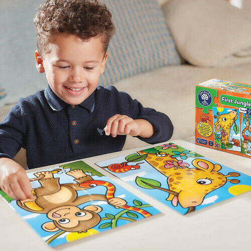 Παιδικό Puzzle Οι Πρώτοι Φίλοι της Ζούγκλας για 2+ Ετών 12pcs Orchard