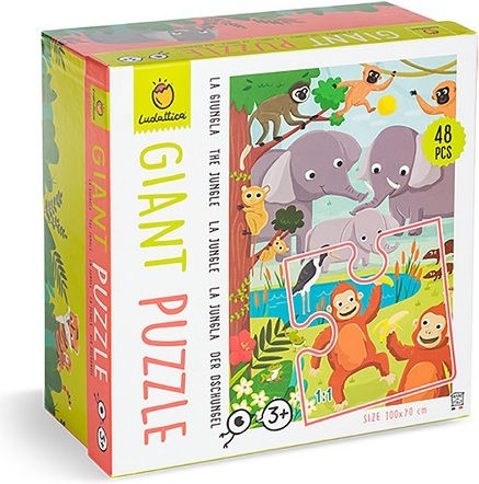 Kids Puzzle Jungle for 3+ years+ Years 48pcs Ludattica