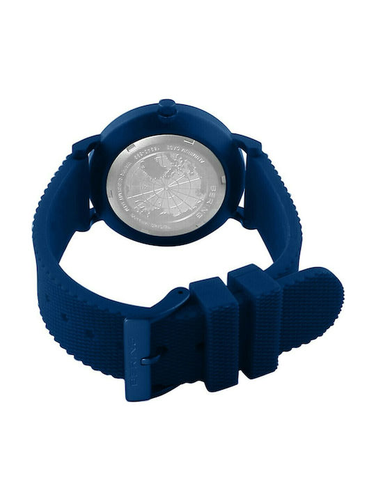Bering Time True Aurora Men's Watch 40mm Battery with Blue Rubber Strap
